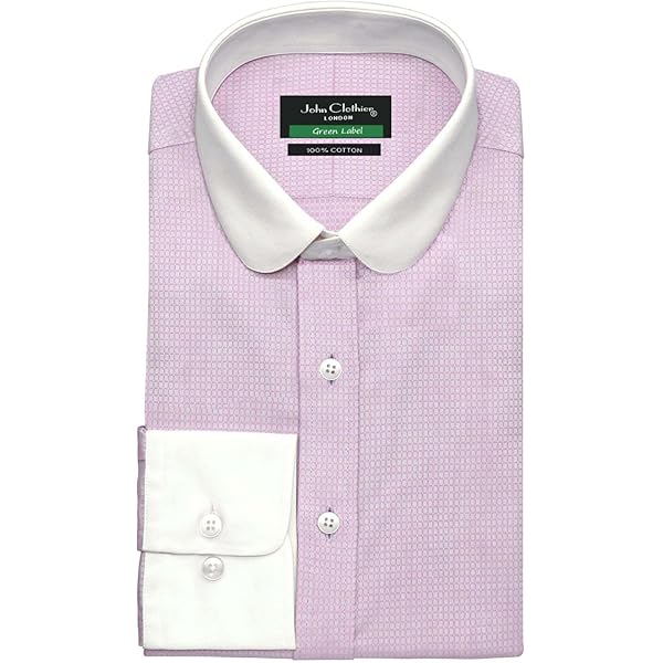 Amazon.com: Men Club Collar Shirt Red Zig Zag Texture Steps